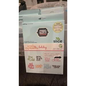 Holiday Words & Expressions Slice Design Cutter Card Craft Artwork Memories